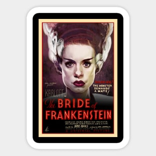 The Bride of Frankenstein Sticker